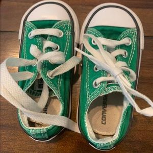 St. Patricks Day or Mardi Gras Green converse